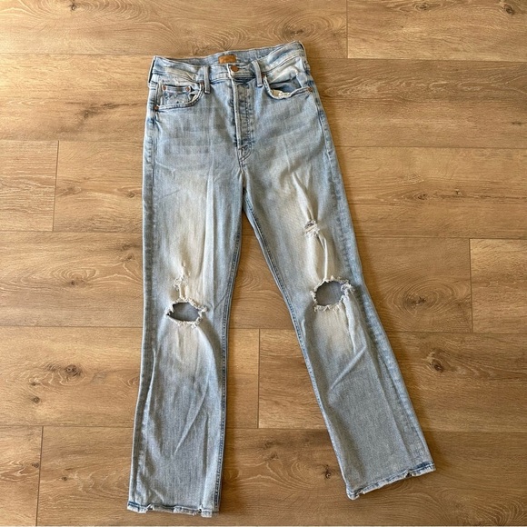 Mother Jeans The Tripper Cut Flowers Sz 28 - Picture 5 of 15